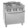 Giorik CE74TET 4 x Round Hot Plates Electric Hotplate Range