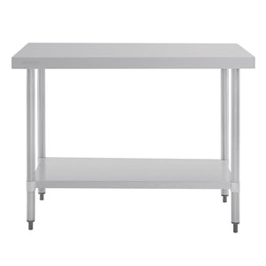 Vogue Stainless Steel Prep Table 1200mm GJ502
