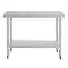 Vogue Stainless Steel Prep Table 1200mm GJ502