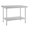 Vogue Stainless Steel Prep Table 1200mm GJ502