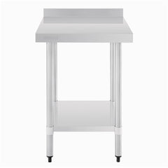 Vogue Stainless Steel Table with Splashback 600mm