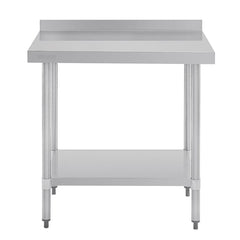 Vogue Stainless Steel Table with Splashback 900mm