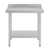 Vogue Stainless Steel Table with Splashback 900mm