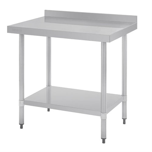 Vogue Stainless Steel Table with Splashback 900mm