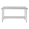 Vogue Stainless Steel Table with Splashback 1800mm