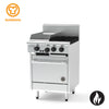 Goldstein 610mm 2 Burner Gas Range with 305mm Griddle and Oven PF12G220-X