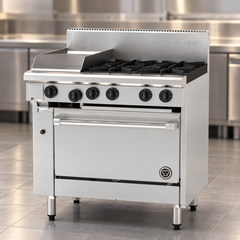 Goldstein PF12G428FF-X in a commercial kitchen