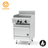 Goldstein 610mm Full Griddle Gas Range with Fan Forced Oven PF24G20FF-X