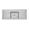 Vogue Single Bowl Sink Double Drainer 1500mm x 600mm 90mm Drain