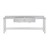 Vogue 2400mm Double Bowl Sink Double Drainer HC909