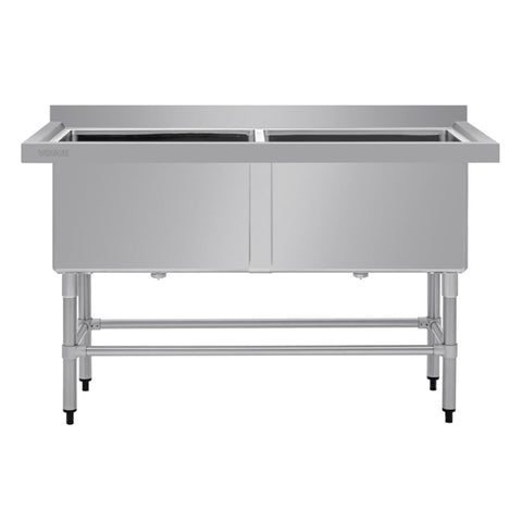 Vogue Double Deep Pot Sink 90mm Drain
