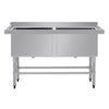 Vogue Double Deep Pot Sink 90mm Drain