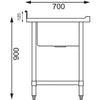 Vogue 1500mm Double Bowl Sink L/H Drainer 90mm Drain