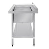 Vogue 1800mm Double Bowl Sink L/H Drainer 90mm Drain