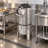 Hobart 6430-19-C 13.5 kg Single Phase Floor Potato Peeler