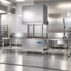 Hobart PROFI UXTLH-HL High Clearance Twin Chamber Passthrough Pot & Utensil Washer with Auto Hood Lift