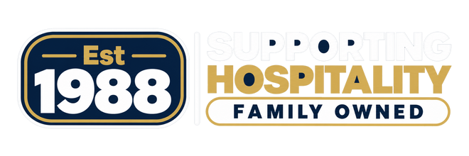 Supporting hospitality since 1988. Family owned.