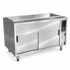 Culinaire CH.BMH.U.3 underbench bain marie hot cupboard, clean stainless steel catalogue view