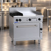 LUUS 2 Burner 600mm Griddle with Convection Oven - RF-2B6P