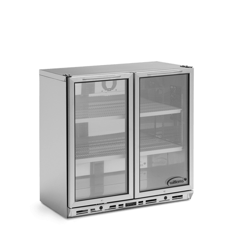 Williams Bottle Cooler - 2 Door Stainless Steel Bottle Cooler