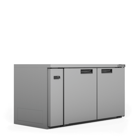 Williams Boronia - 2 door Stainless Steel Remote Back Bar Counter Display Refrigerator