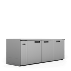 Williams Boronia - 3 door Black Remote Back Bar Counter Display Refrigerator