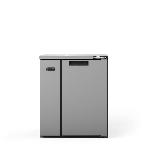 Williams Cameo - One Door Stainless Steel Remote Back Bar Counter Display Refrigerator
