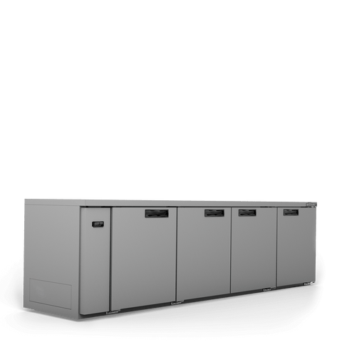 Williams Boronia - 4 door Black Remote Back Bar Counter Display Refrigerator