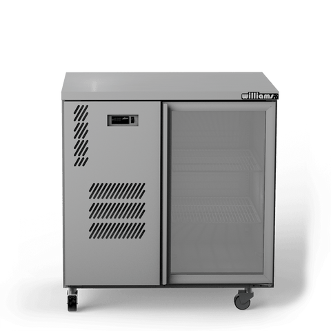 Williams Cameo - One Door Stainless Steel Under Counter Display Refrigerator