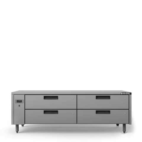 Williams Jarrah - 4 Drawer Remote Lowline Refrigerator