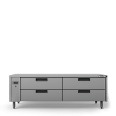 Williams Jarrah - 4 Drawer Remote Lowline Refrigerator