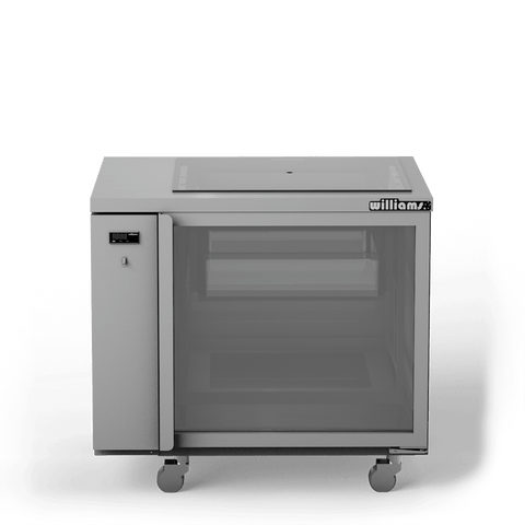 Williams Glass Chiller - One Door Remote Glass Chiller With Two Shelves