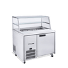 Williams Jade Sandwich - One Door Stainless Steel Prep Counter Refrigerator With Blown Air Well