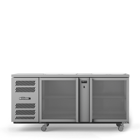 Williams Glass Chiller - 2 Door Glass Chiller With Two Shelves 500 x 500 baskets