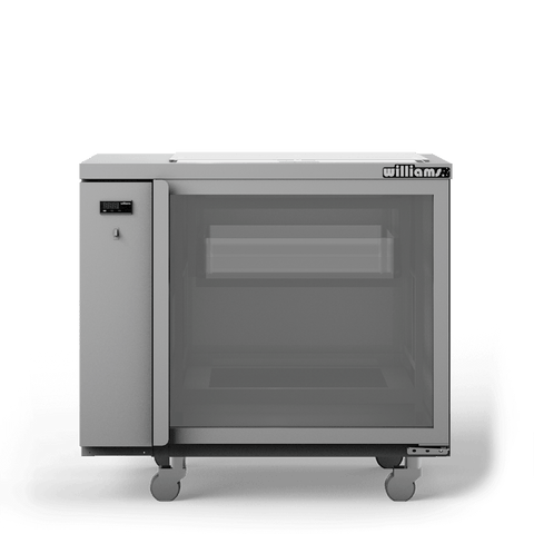 Williams Glass Chiller - One Door Remote Glass Chiller With Two Shelves 500 x 500 baskets