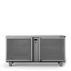 Williams Glass Chiller - 2 Door Remote Glass Chiller With Two Shelves 500 x 500 baskets