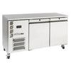 Williams Opal - 2 door Stainless Steel Under Counter Storage Freezer