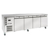Williams Opal - 4 door Stainless Steel Under Counter Refrigerator