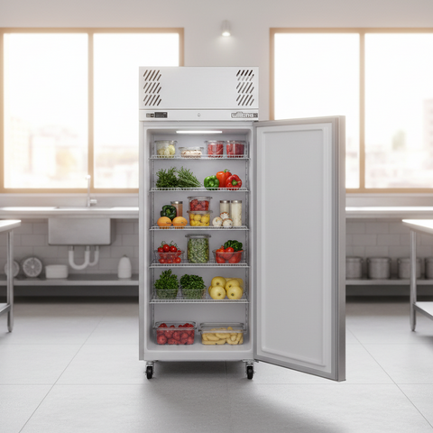 Williams Garnet - One Door 2/1 GN Stainless Steel Upright Refrigerator