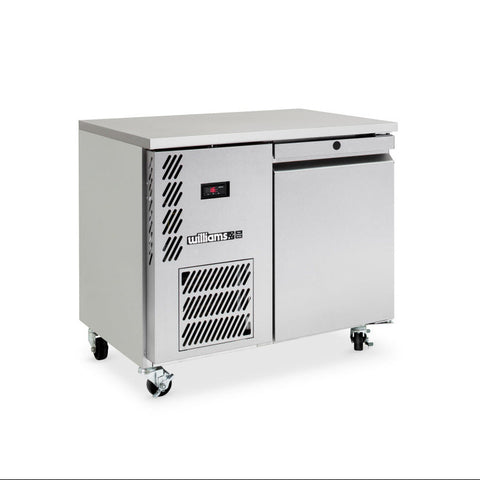 Williams Opal - One Door Stainless Steel Under Counter Storage Freezer