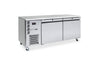 Williams Emerald - 2 door Stainless Steel Under Counter Storage Freezer