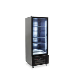 Williams Quartz Star - One Door Black Upright Display Refrigerator