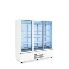 Williams Quartz Star - 3 door White Upright Display Refrigerator
