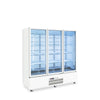 Williams Quartz Star - 3 door White Upright Display Refrigerator