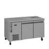 Williams Opal - 2 door Stainless Steel Under Counter Refrigerator With Blown Air Well