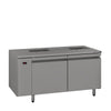 Williams Emerald - 2 door Stainless Steel Remote Under Counter Refrigerator With Blown Air Well