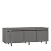 Williams Emerald - 3 door Stainless Steel Remote Under Counter Refrigerator