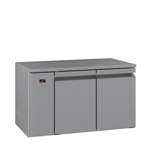 Williams Opal - 2 door Stainless Steel Remote Under Counter Storage Freezer