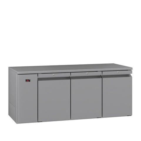 Williams Opal - 3 door Stainless Steel Remote Under Counter Freezer