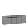Williams Opal - 4 door Stainless Steel Remote Under Counter Refrigerator